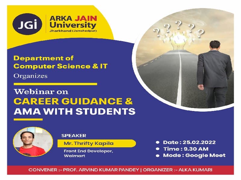 Webinar On Career Guidance & AMA With Students