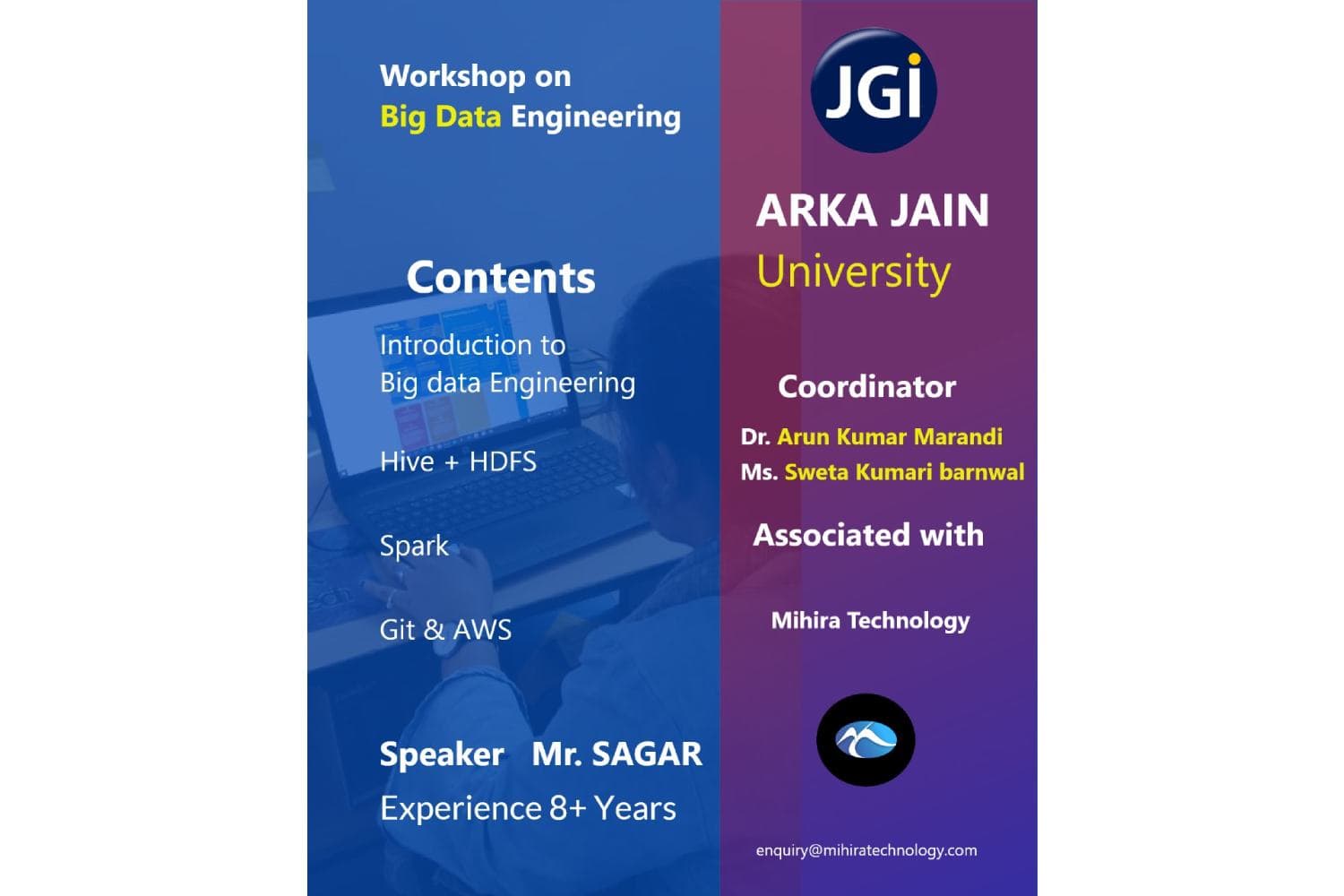 Workshop On Big Data Engineering