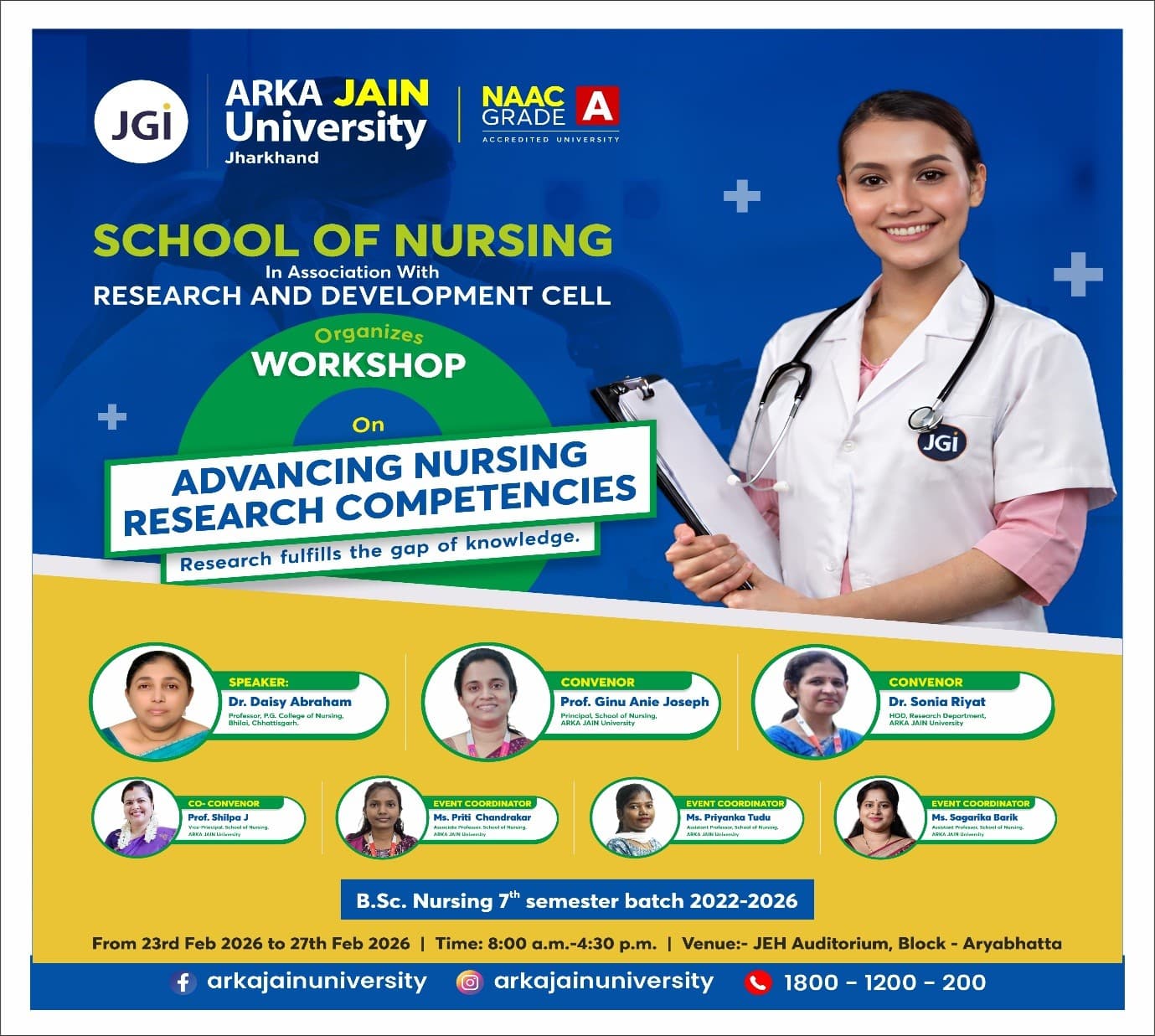 Workshop on Advancing Nursing Research Competencies