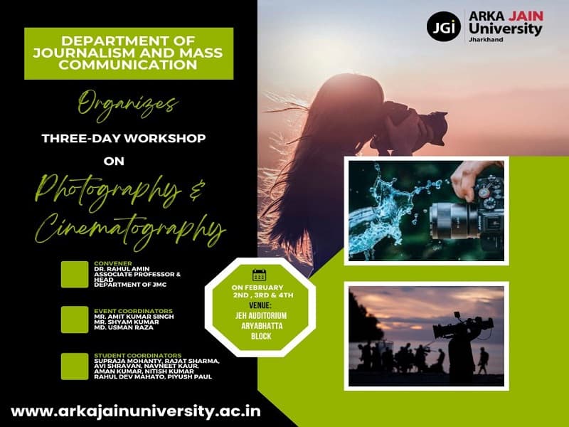 Workshop on Photography and Cinematography