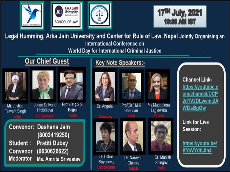 International Conference on World Day for International Criminal Justice