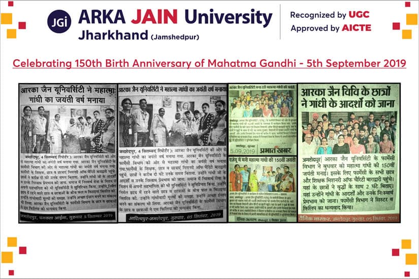 Celebrating 150th Anniversary of Mahatma Gandhi
