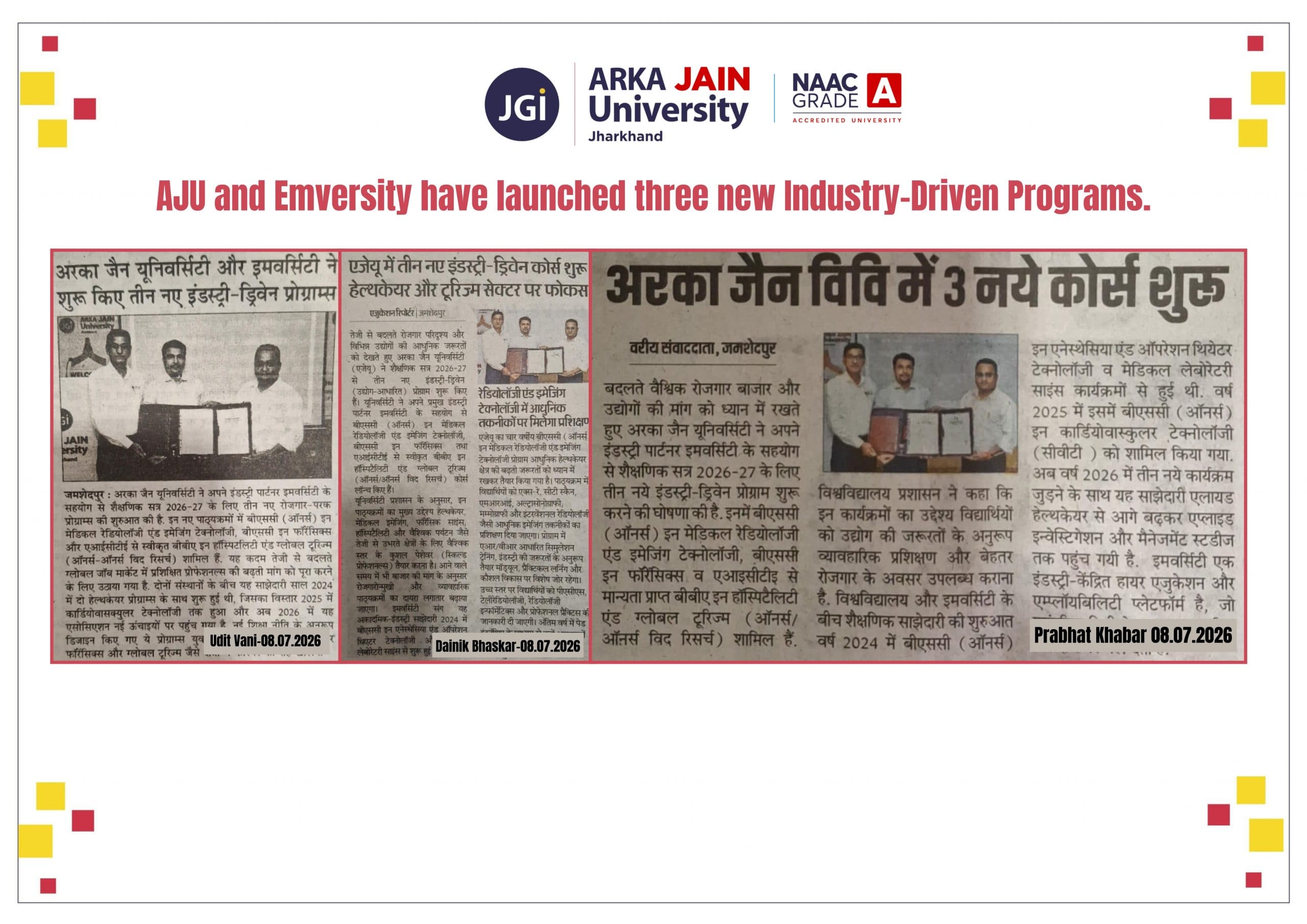 AJU and Emversity Have Launched Three New Industry-Driven Programs.