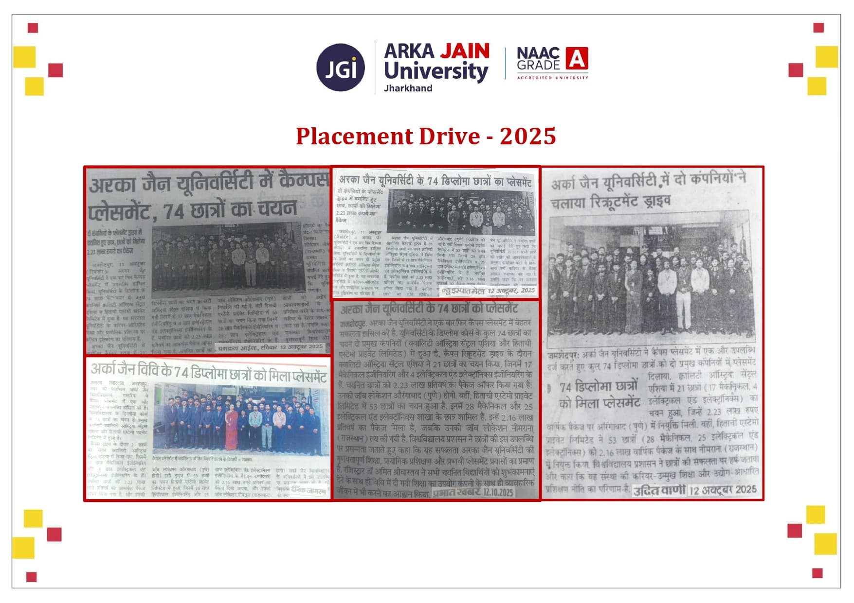 Placement Drive – 2025