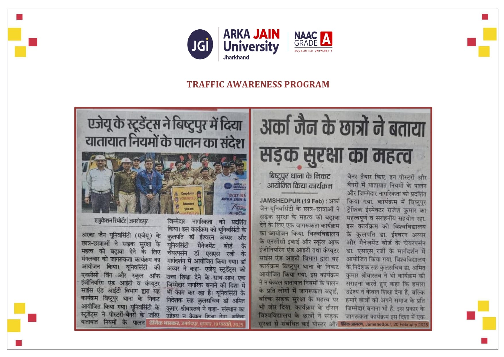 Traffic Awareness Program