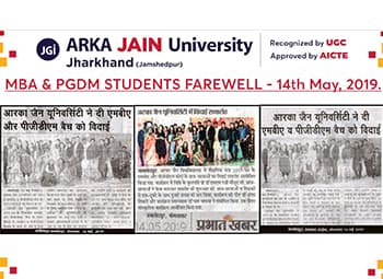 MBA and PGDM Student Farewell