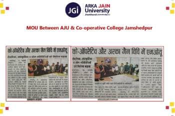 MOU Between AJU & Co-operative College Jamshedpur