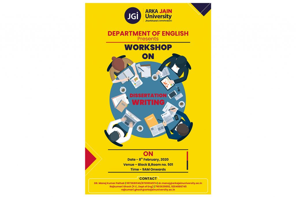 Dissertation Writing – ARKA JAIN UNIVERSITY