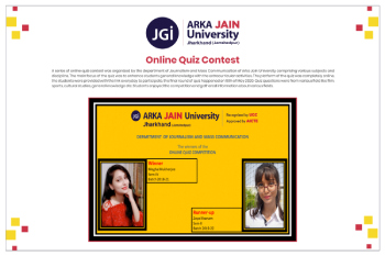 Online Quiz was Organised to Enhance students general knowlege with the extra curricular activities-350x233