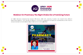 Webinar on Pharmacy the Right Choice for a promising future-350x233