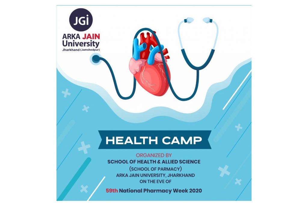 Health Camp Organized by School of Health and Allied Science ARKA