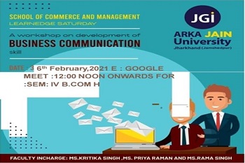 A Workshop on the development of Business Communication Skills