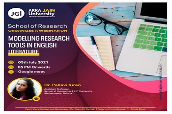 National Webinar on ‘Modelling Research Tools in English Literature’