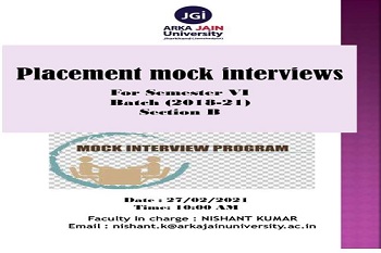 Placement mock interview