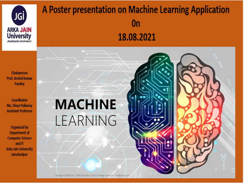 A Poster Presentation on Machine Learning Application – ARKA JAIN ...