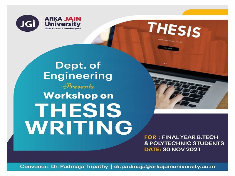 workshop on thesis writing