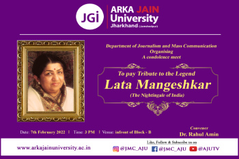To Pay Tribute To The Legend Lata Mangeshkar 350x233