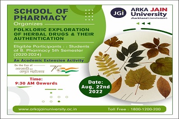 Academic Extension Activity on Folkloric Exploration of Herbal Drug and Their Authentication.