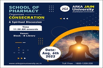 Consecration a Spiritual discussion poster - 350x233