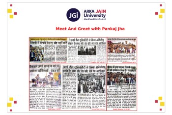 Meet And Greet With Pankaj Jha 350x233