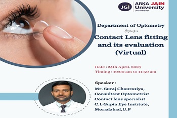 Contact Lens Fittingand its evaluation (Virtual)