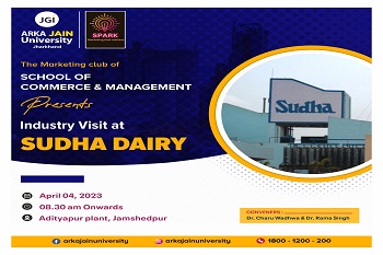 Poster- Industrial Visit to Sudha Dairy 350x233
