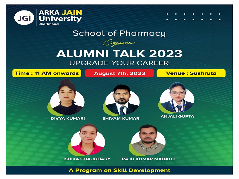 Alumni Talk 2023 – ARKA JAIN UNIVERSITY