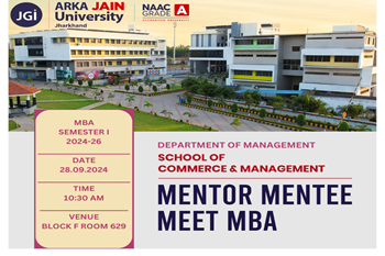 Mentor- Mentee Meeting MBA SEMESTER-I - 350