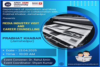 Poster-Media Industry Visit to Prabhat Khabar & Career Counselling-350