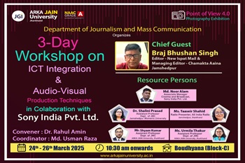 Poster-Notice regarding 3-Day Workshop-JMC - 350