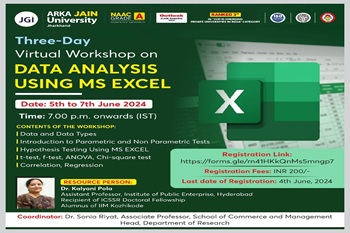 4 Data Analysis using Ms Excel