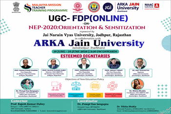 FDP Online NEP 2020 Orientation & Sensitization - 350