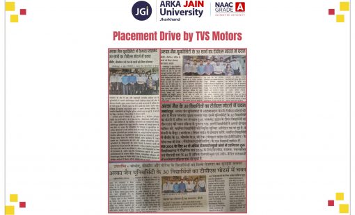 Placement Drive by TVS Motors