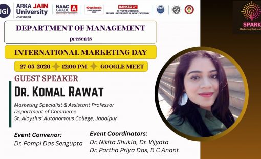 169. Poster - Session on International Marketing Day in association with SPARK